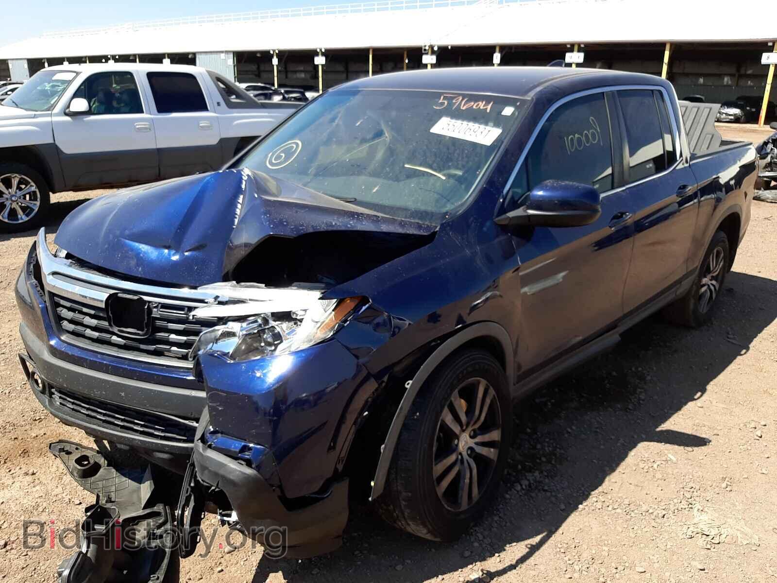 2017 HONDA RIDGELINE - VIN: 5FPYK2F42HB004722 - Фото 2