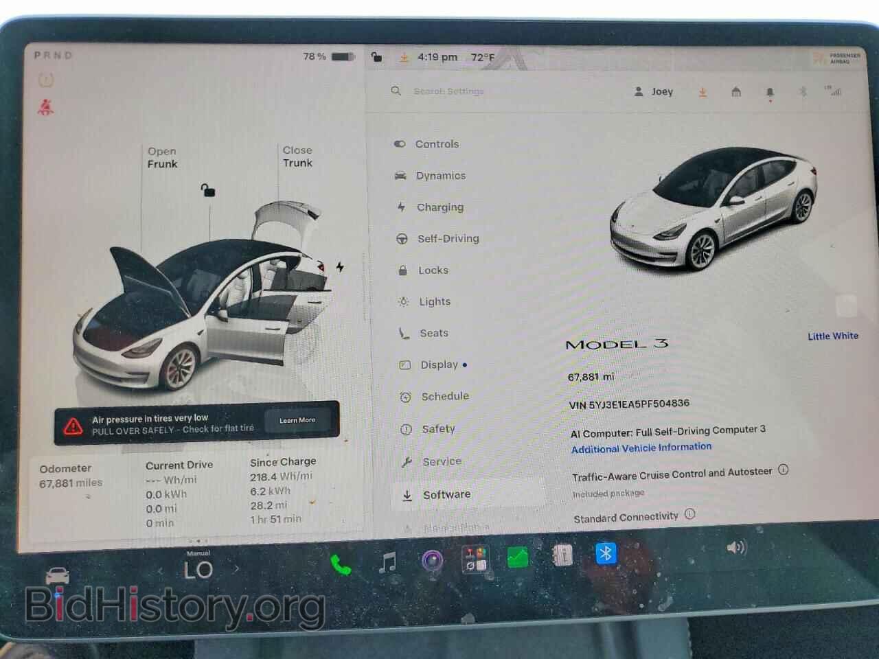 2023 TESLA MODEL 3 - VIN: 5YJ3E1EA5PF504836 - Photo 9