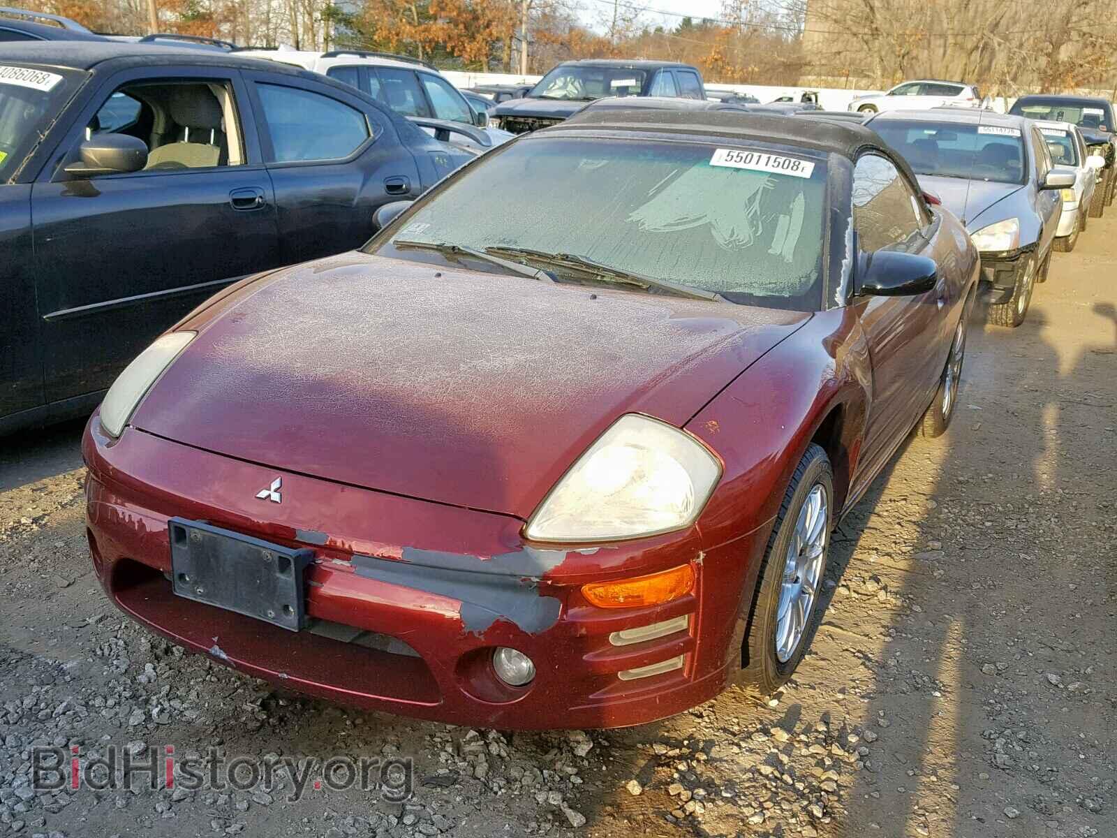 2003 MITSUBISHI ECLIPSE - VIN: 4A3AE45G03E078981 - Фото 2
