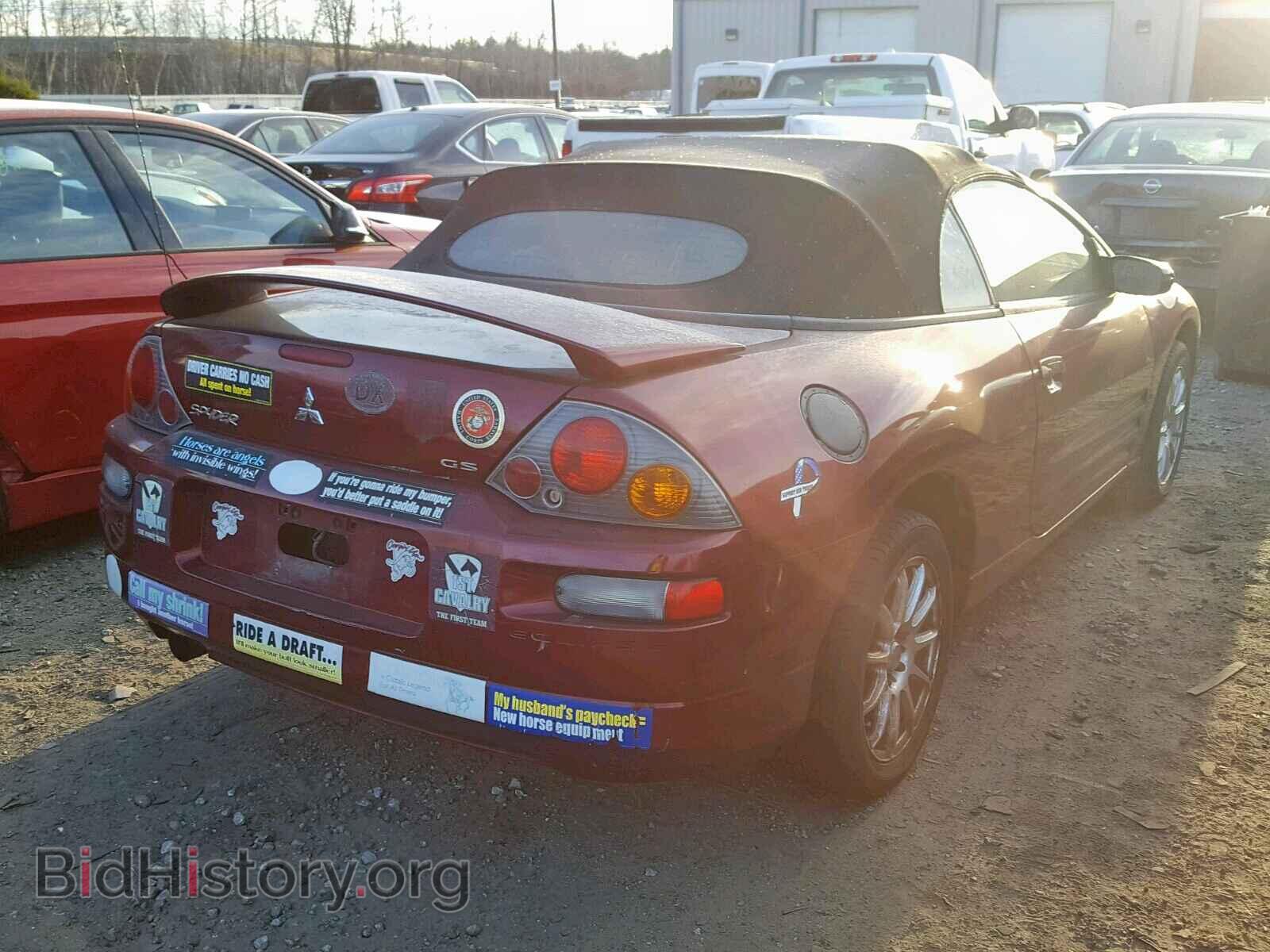 2003 MITSUBISHI ECLIPSE - VIN: 4A3AE45G03E078981 - Фото 4
