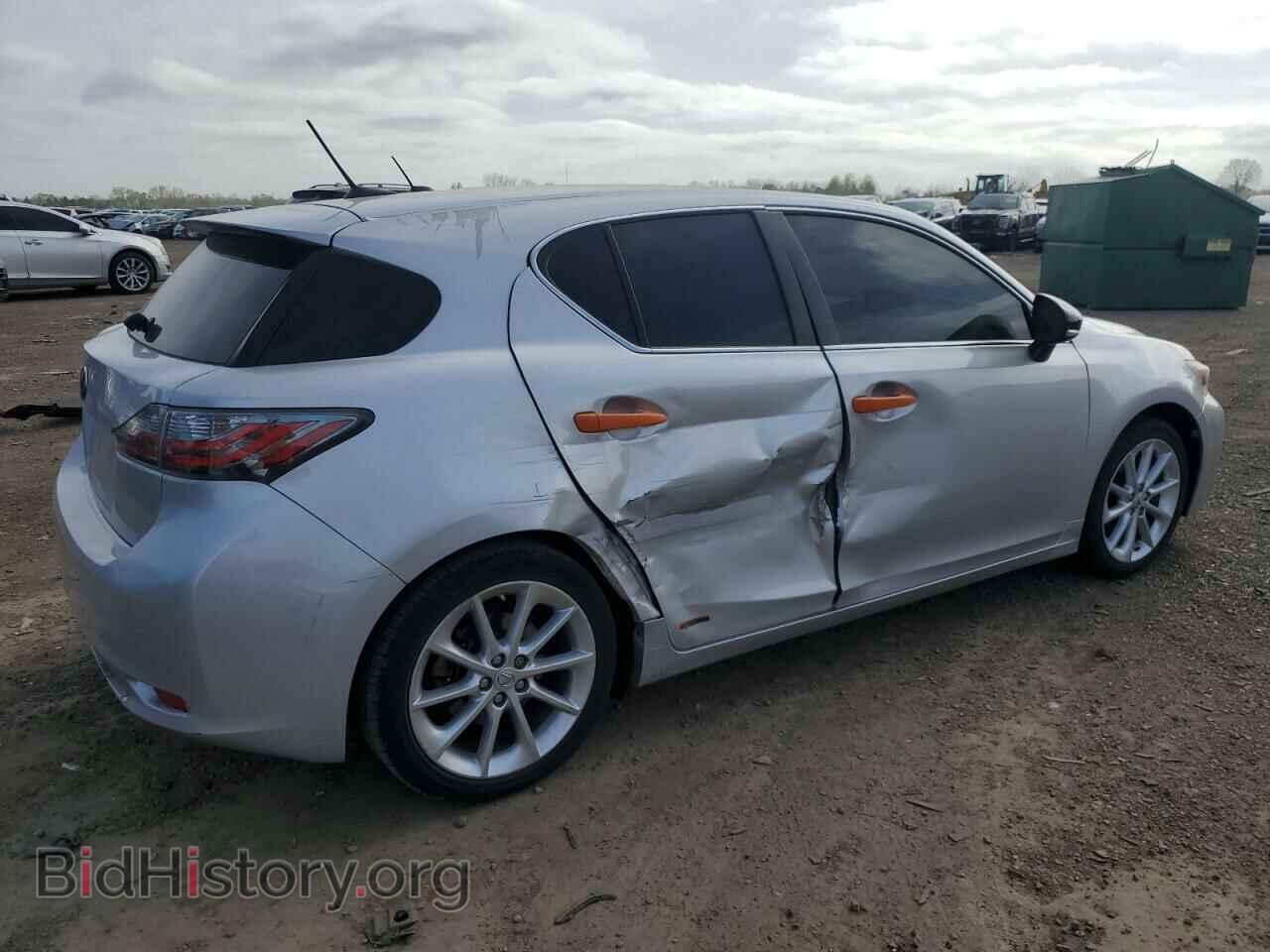 2012 LEXUS CT 200 - VIN: JTHKD5BH9C2074084 - Фото 3