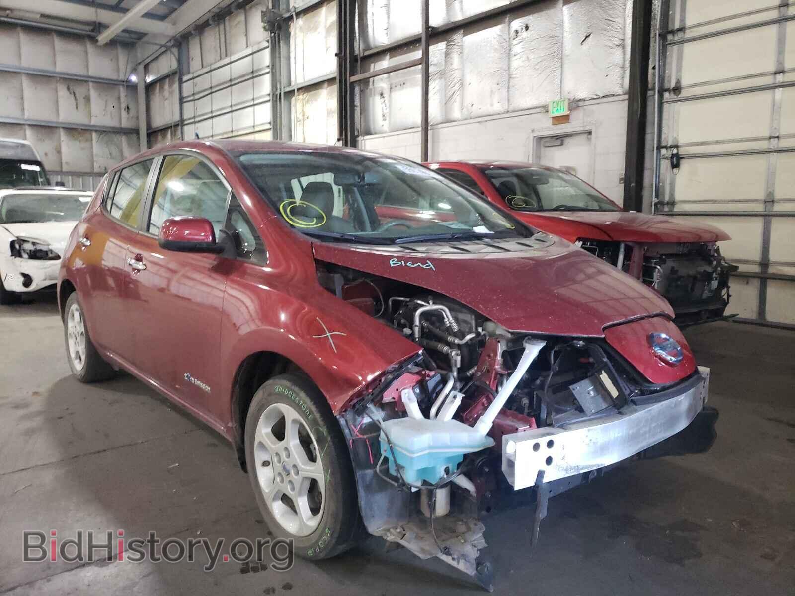 Photo 1N4AZ0CP4EC338743 - NISSAN LEAF 2014