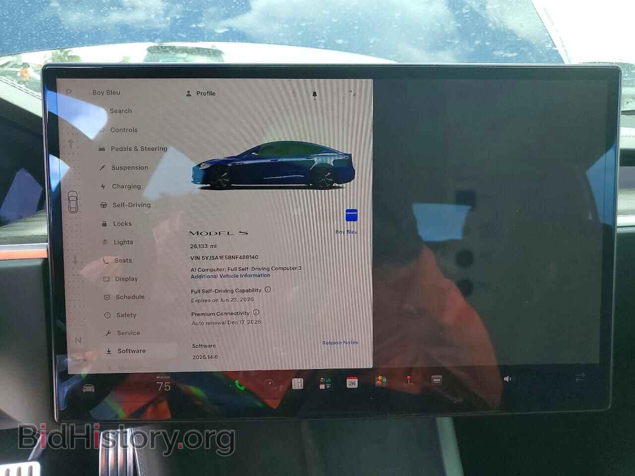 2022 TESLA MODEL S - VIN: 5YJSA1E58NF488140 - Photo 9