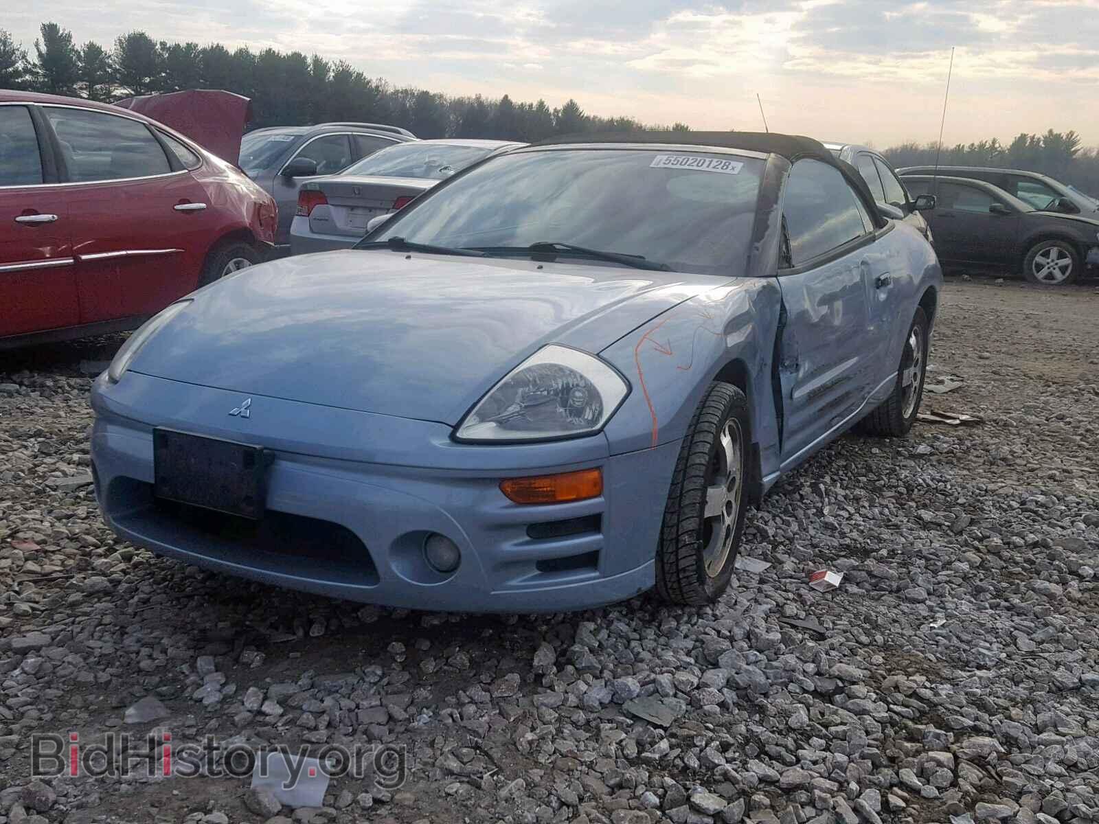 2004 MITSUBISHI ECLIPSE - VIN: 4A3AE45G04E052219 - Фото 2