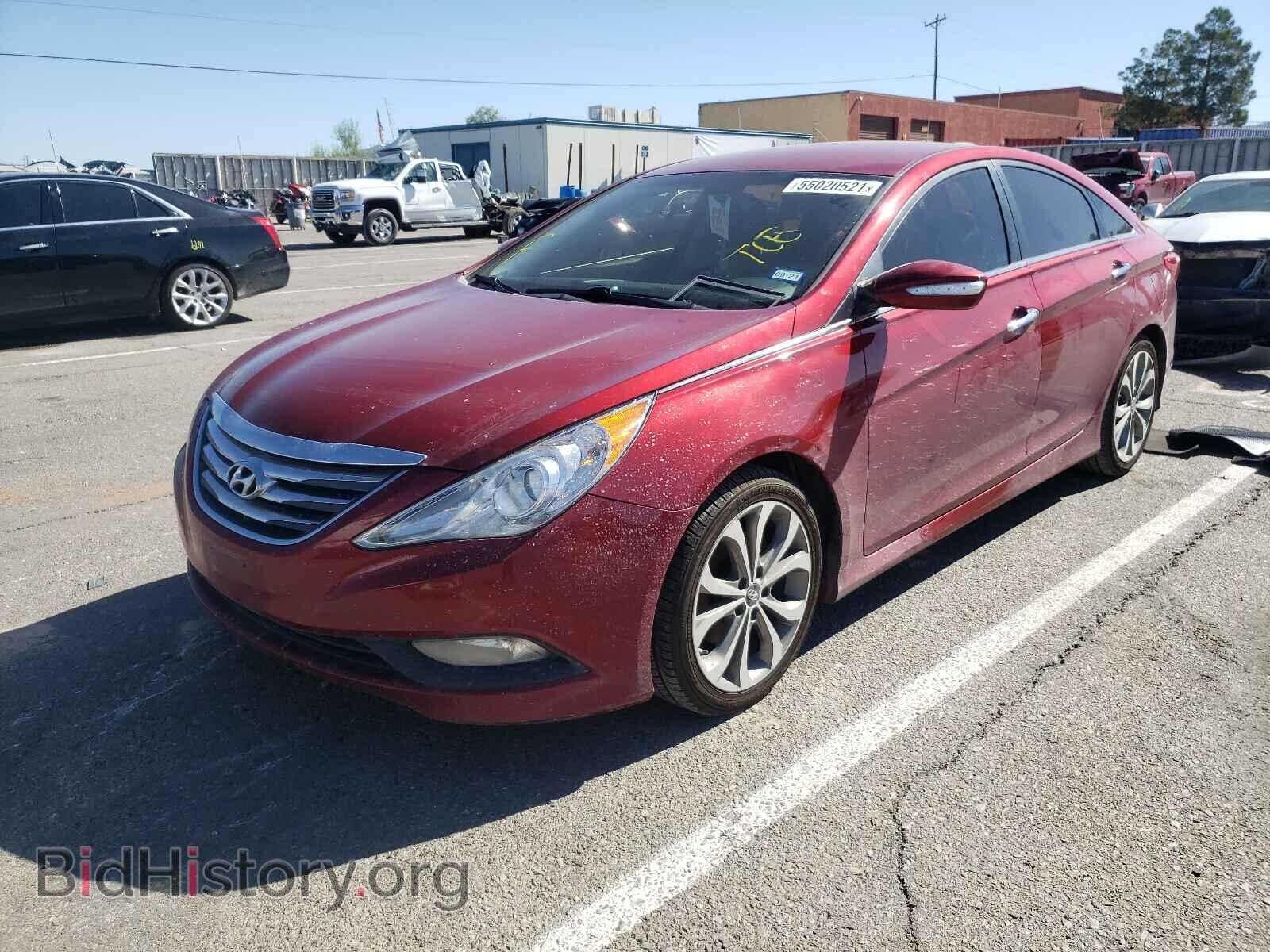 2014 HYUNDAI SONATA - VIN: 5NPEC4AB0EH820559 - Фото 2
