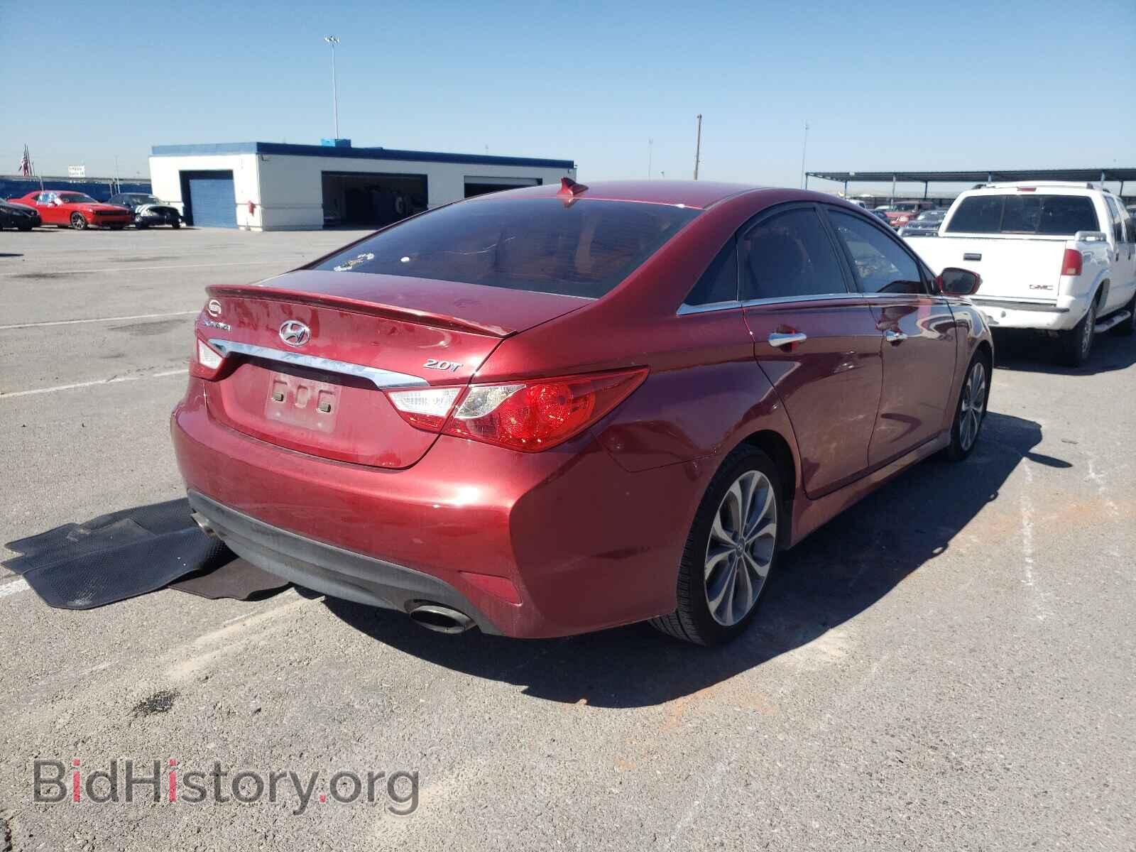 2014 HYUNDAI SONATA - VIN: 5NPEC4AB0EH820559 - Фото 4