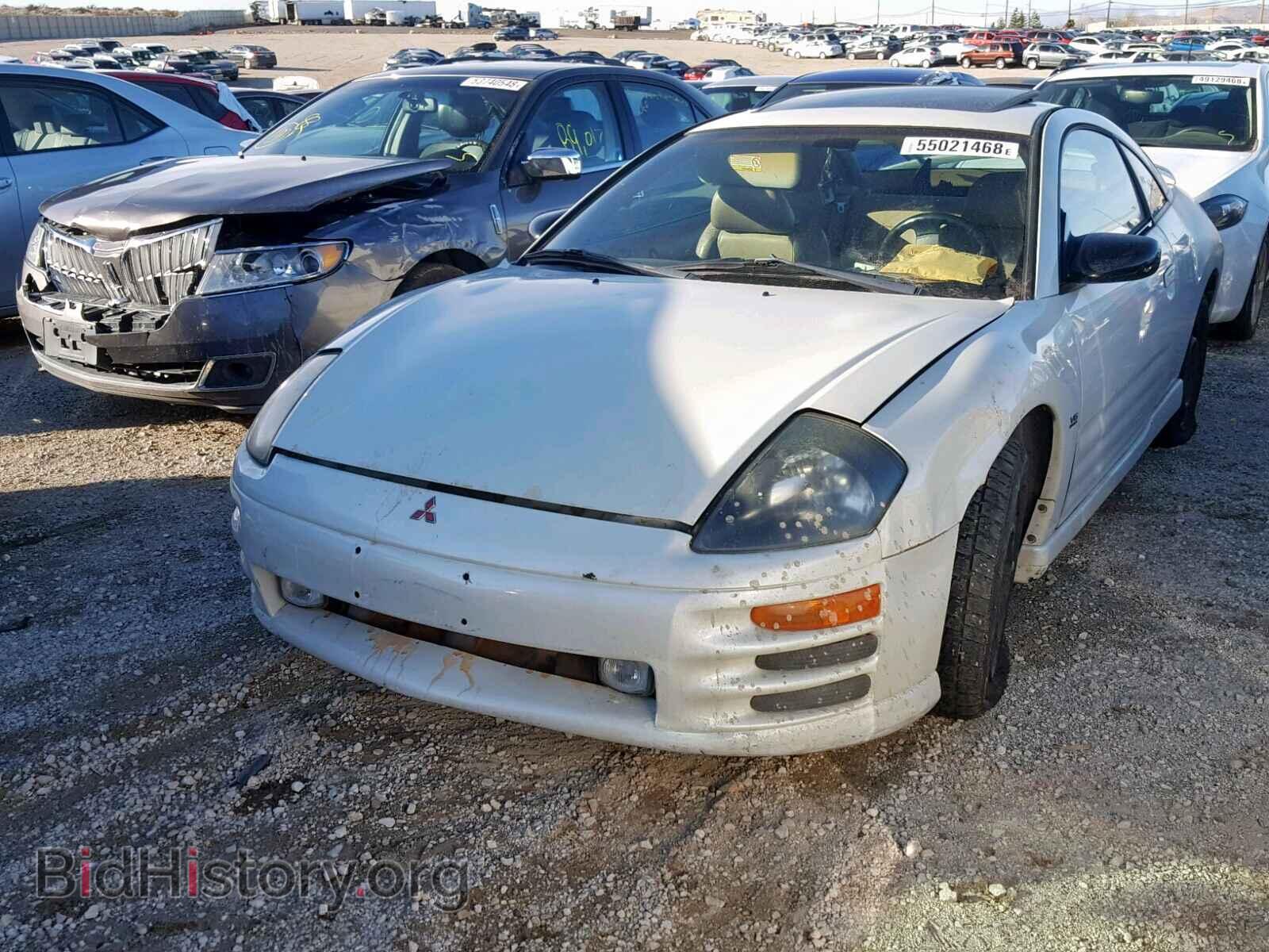 2001 MITSUBISHI ECLIPSE - VIN: 4A3AC54H51E147442 - Фото 2