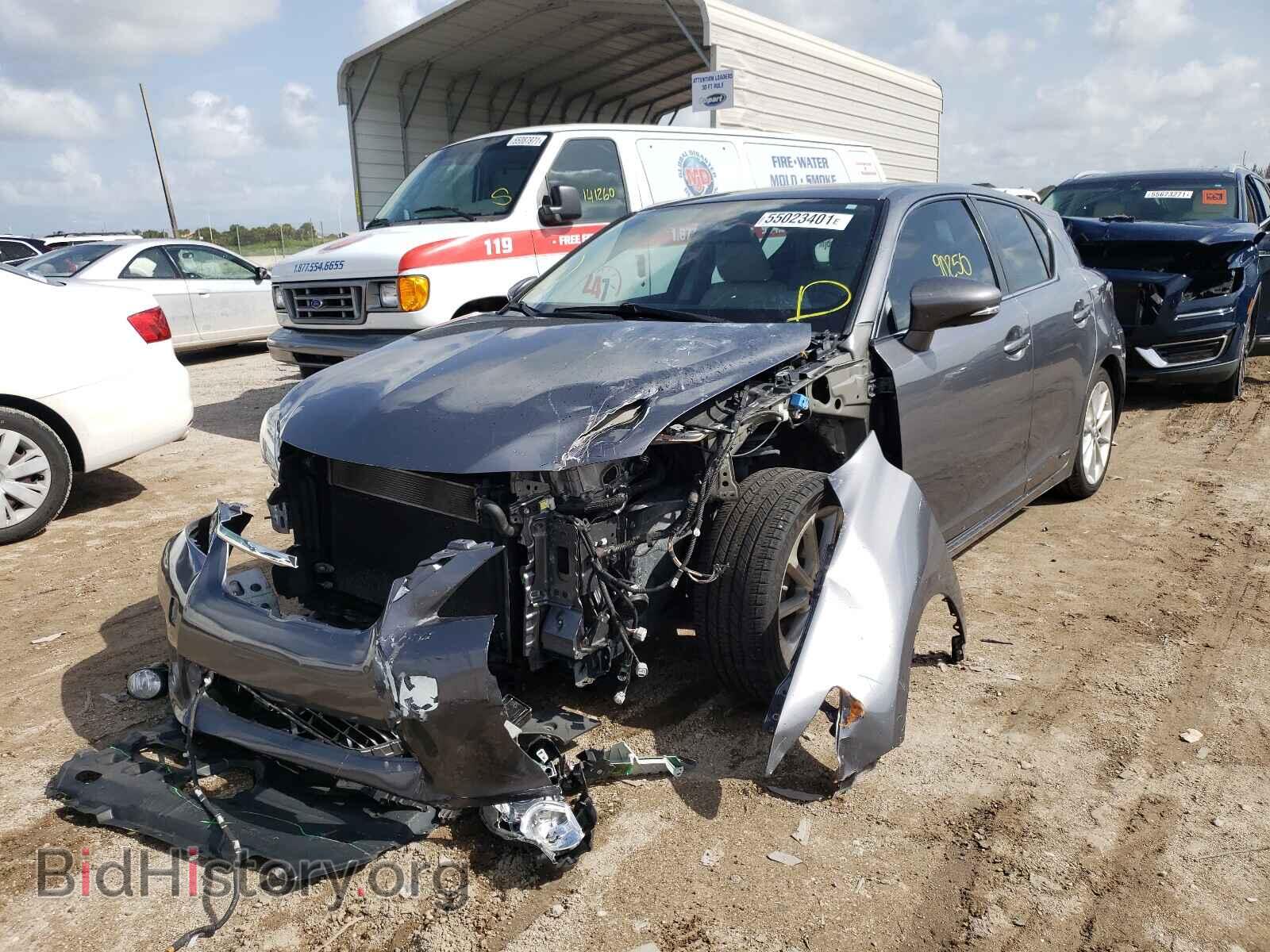 2012 LEXUS CT 200 - VIN: JTHKD5BH3C2083184 - Фото 2