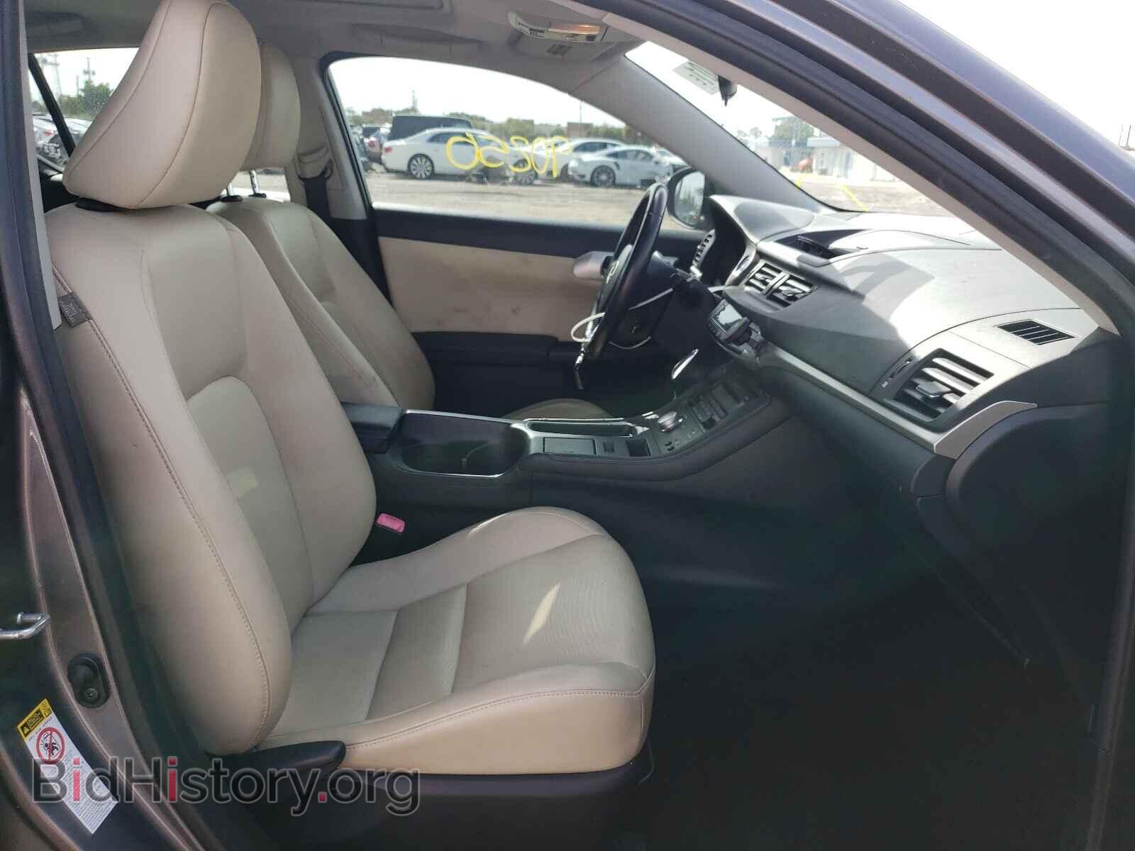 2012 LEXUS CT 200 - VIN: JTHKD5BH3C2083184 - Фото 6