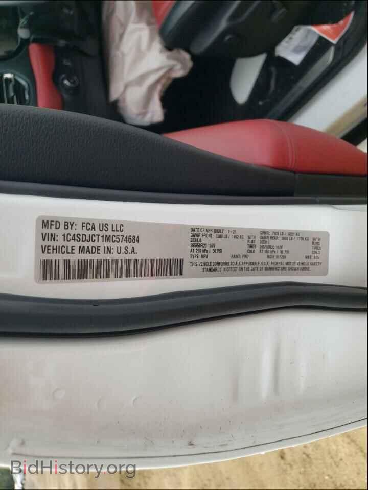 2021 DODGE DURANGO - VIN: 1C4SDJCT1MC574684 - Фото 10