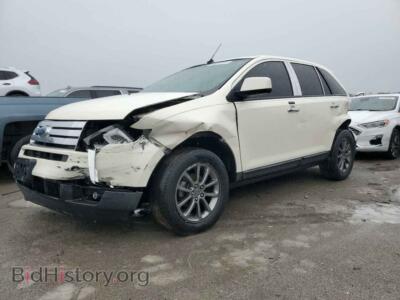 2008 Ford EDGE SEL, белый — VIN 2FMDK38C28BB29522, Copart