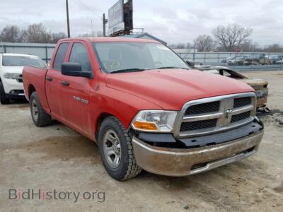 2011 Dodge RAM 1500, red — VIN 1D7RB1GP0BS654990, Copart