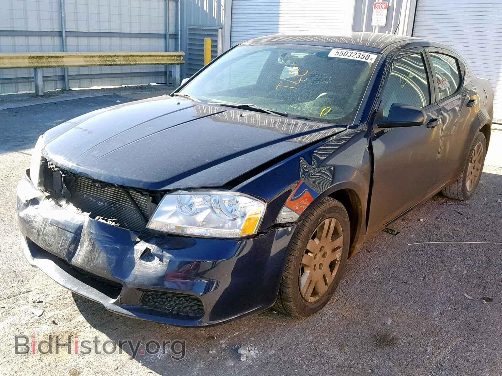 2014 DODGE AVENGER - VIN: 1C3CDZAG8EN129586 - Фото 2