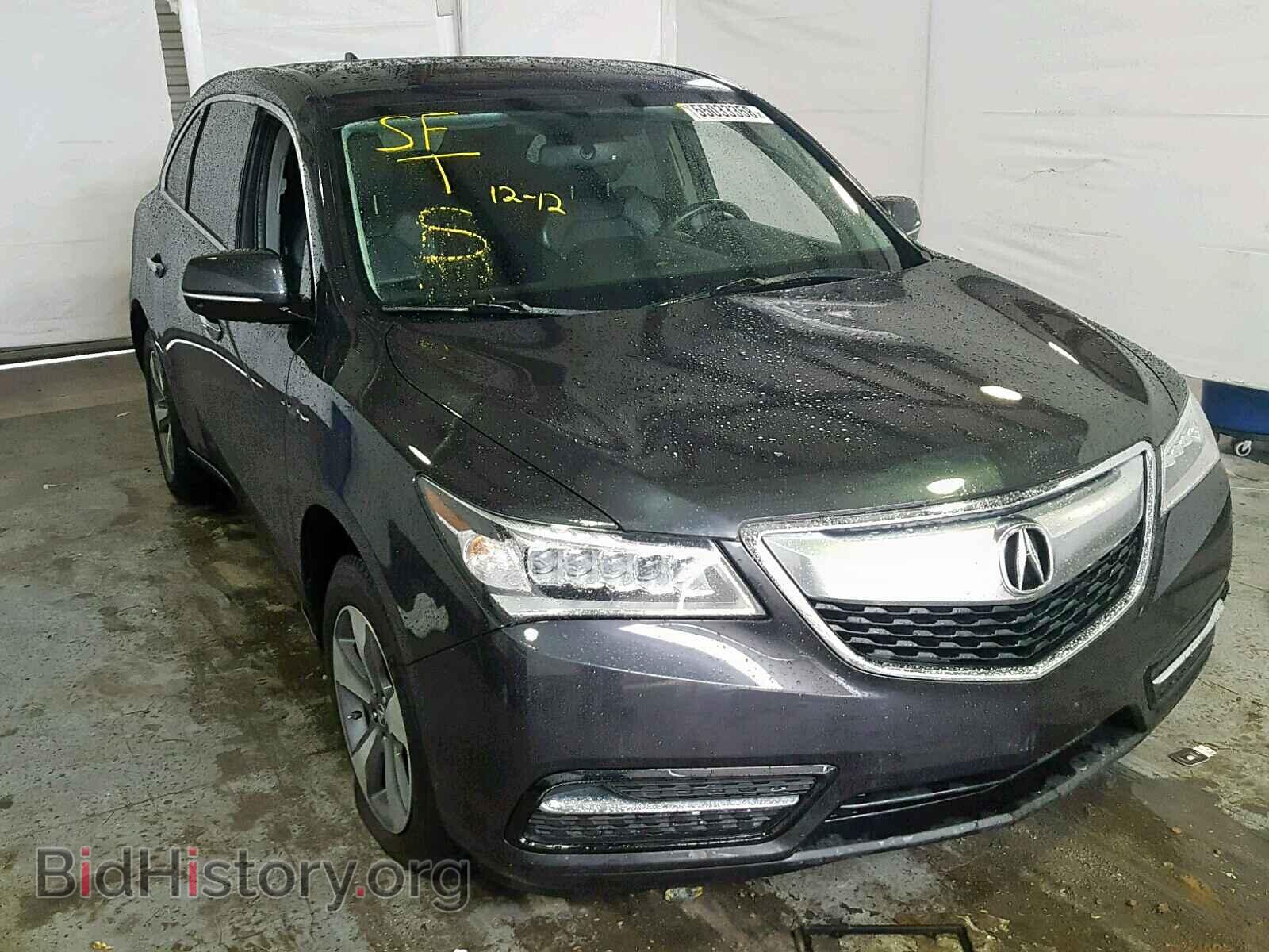 Фотография 5FRYD3H27FB011357 - ACURA MDX 2015