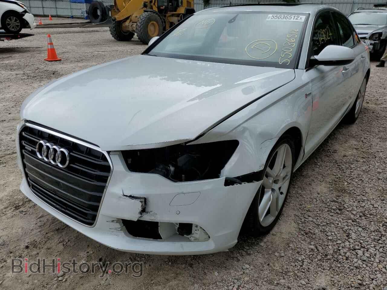 2014 AUDI A6 - VIN: WAUFGAFC4EN052509 - Фото 2