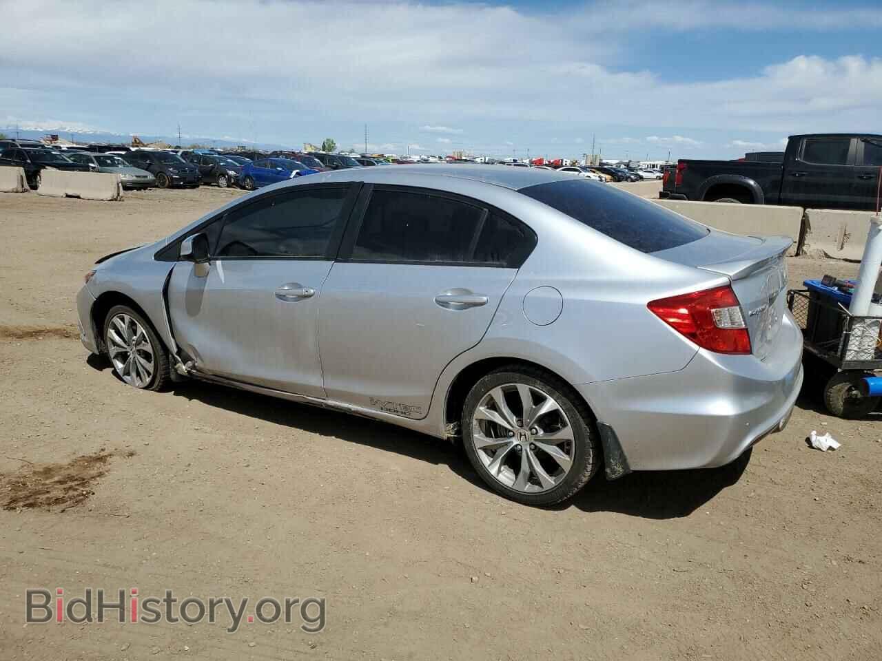 2012 HONDA CIVIC - VIN: 2HGFB6E5XCH706275 - Фото 2