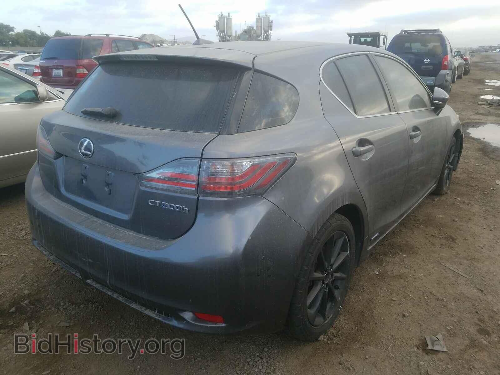 2012 LEXUS CT 200 - VIN: JTHKD5BH6C2083082 - Фото 4