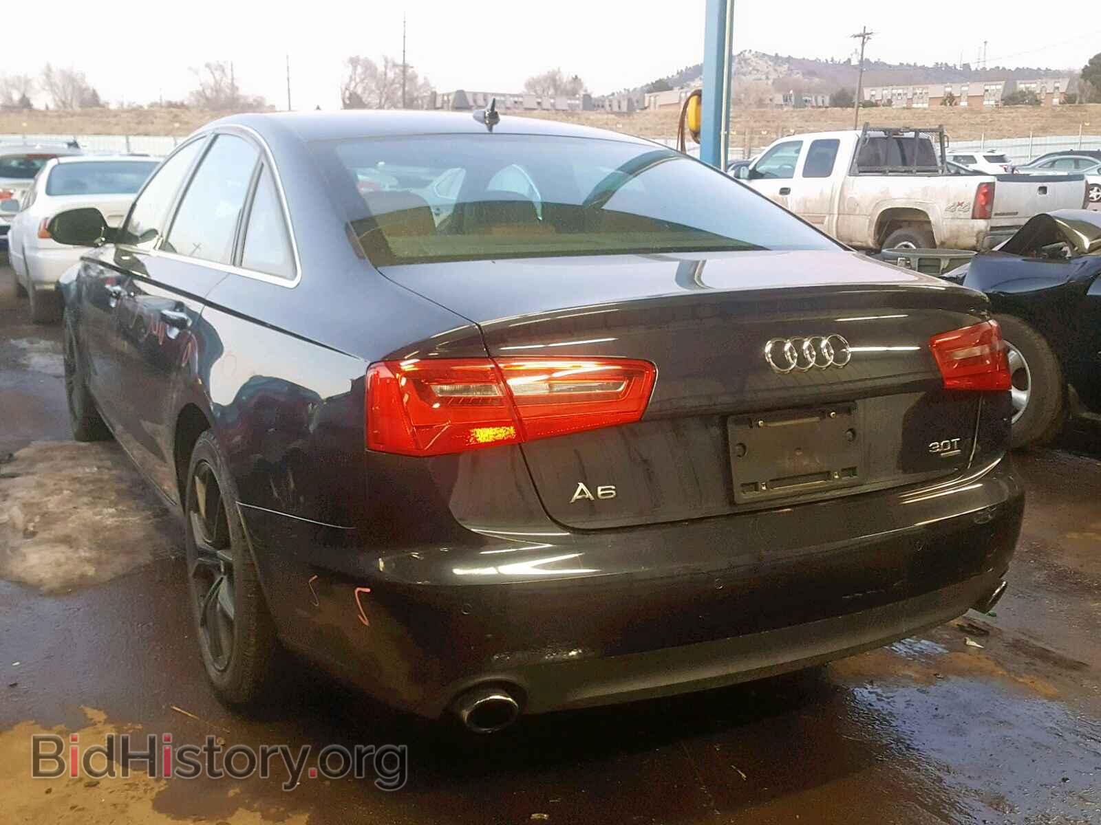 2013 AUDI A6 - VIN: WAUGGAFC3DN069630 - Фото 3