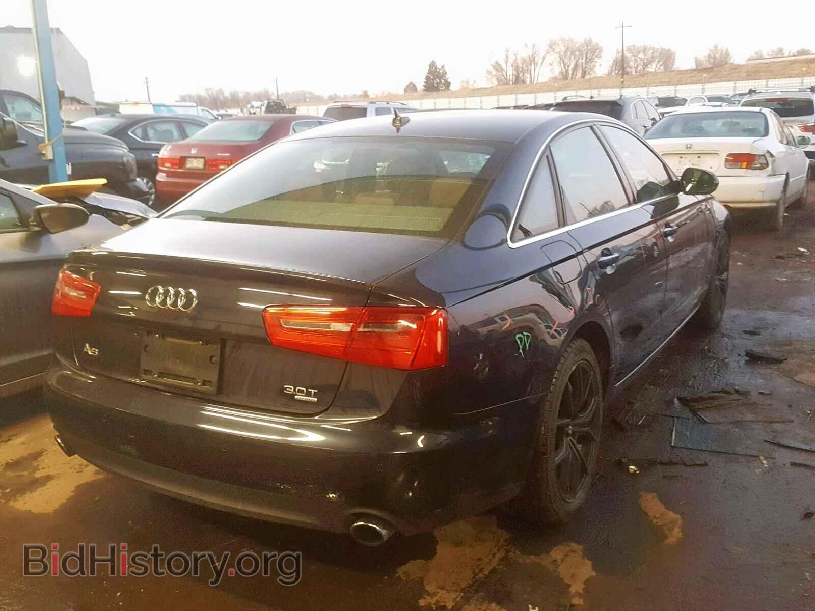 2013 AUDI A6 - VIN: WAUGGAFC3DN069630 - Фото 4