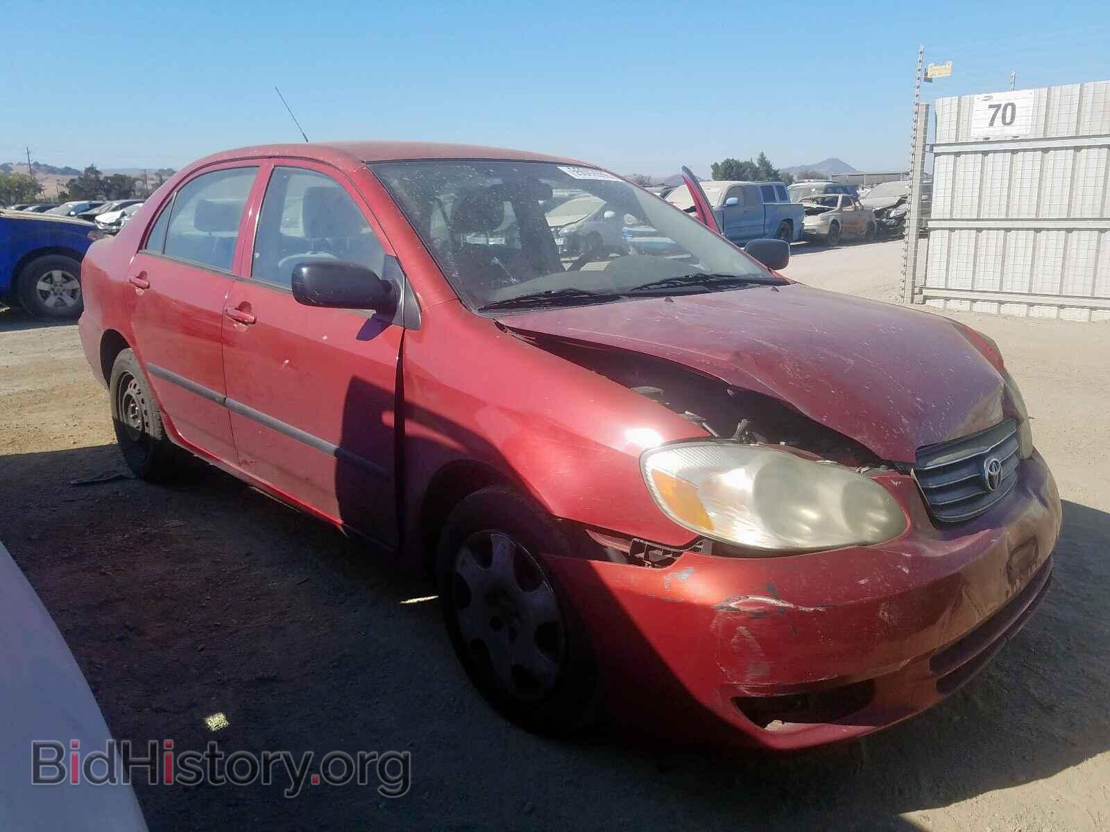 Photo JTDBR32EX32000833 - TOYOTA COROLLA 2003