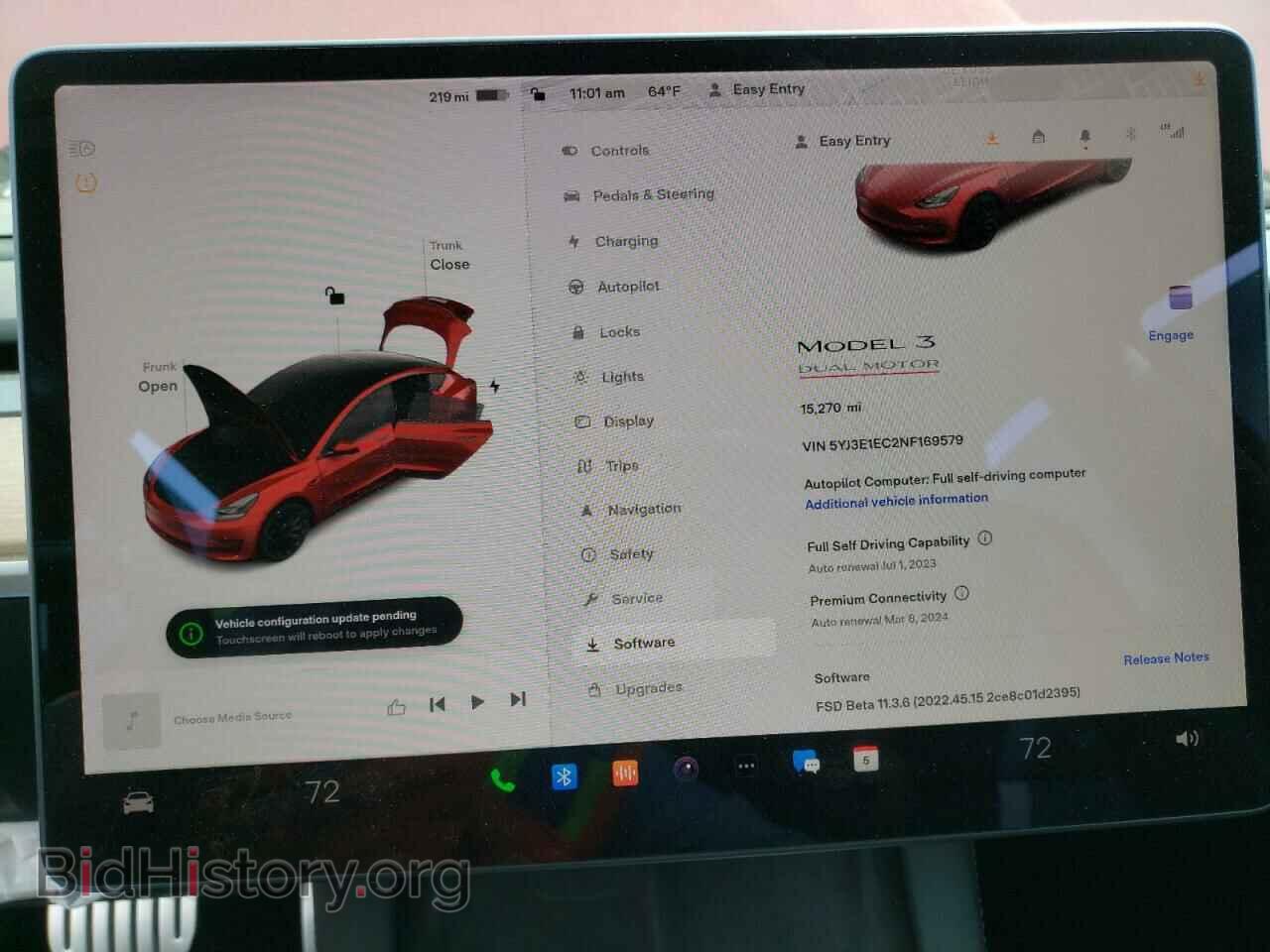 2022 TESLA MODEL 3 - VIN: 5YJ3E1EC2NF169579 - Фото 9