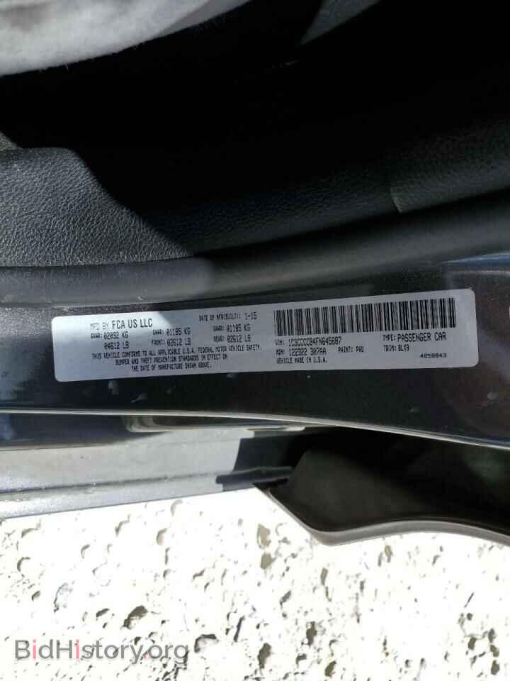 2015 CHRYSLER 200 - VIN: 1C3CCCCB4FN645687 - Фото 10