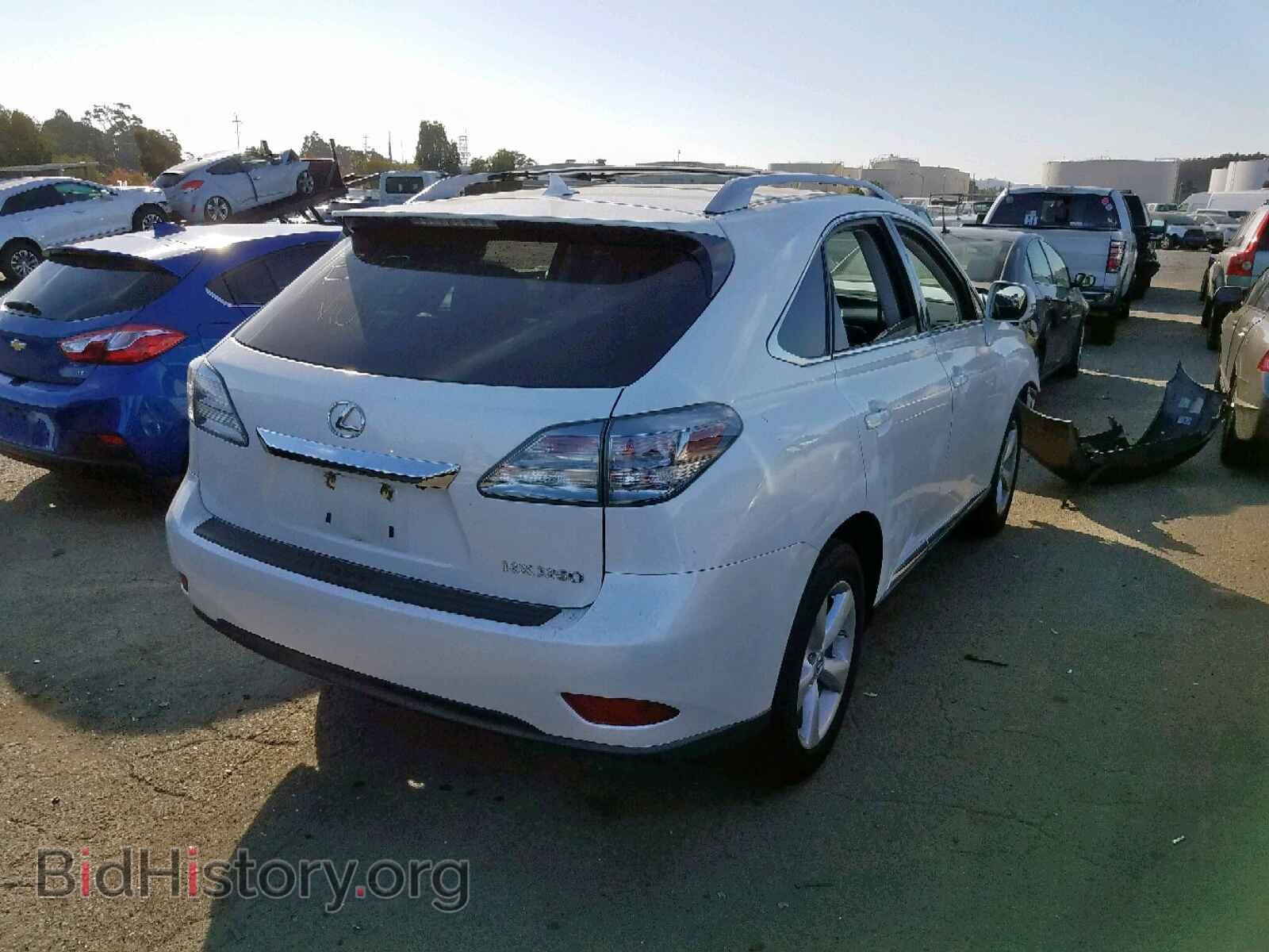 2012 LEXUS RX 350 - VIN: 2T2BK1BA7CC126702 - Фото 4