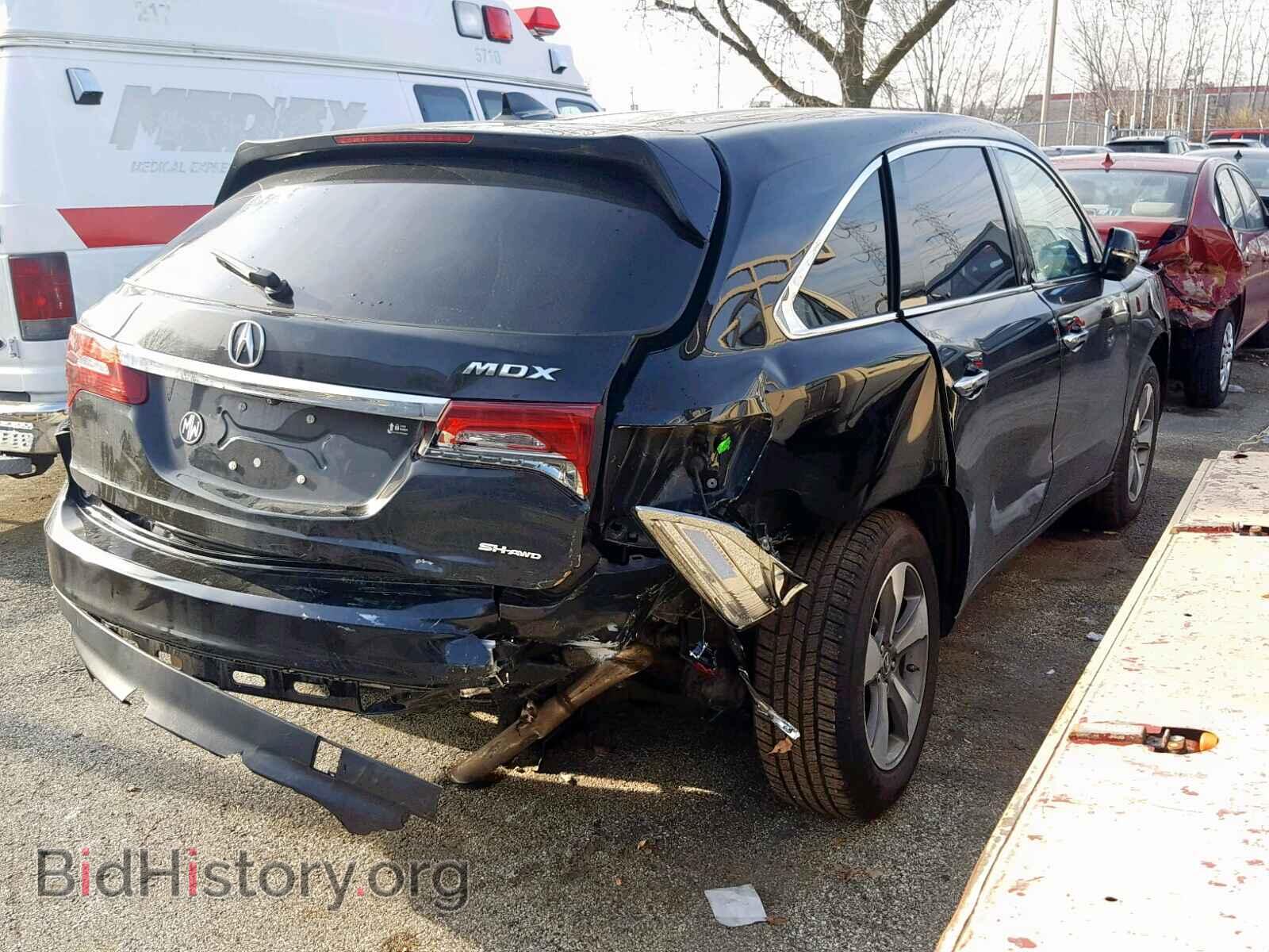 2014 ACURA MDX - VIN: 5FRYD4H27EB009614 - Фото 4