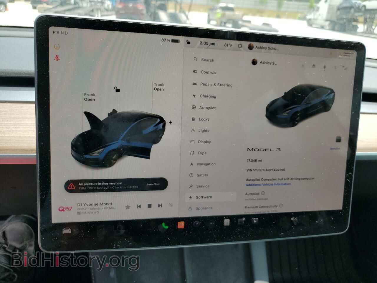 2023 TESLA MODEL 3 - VIN: 5YJ3E1EA0PF402795 - Photo 9