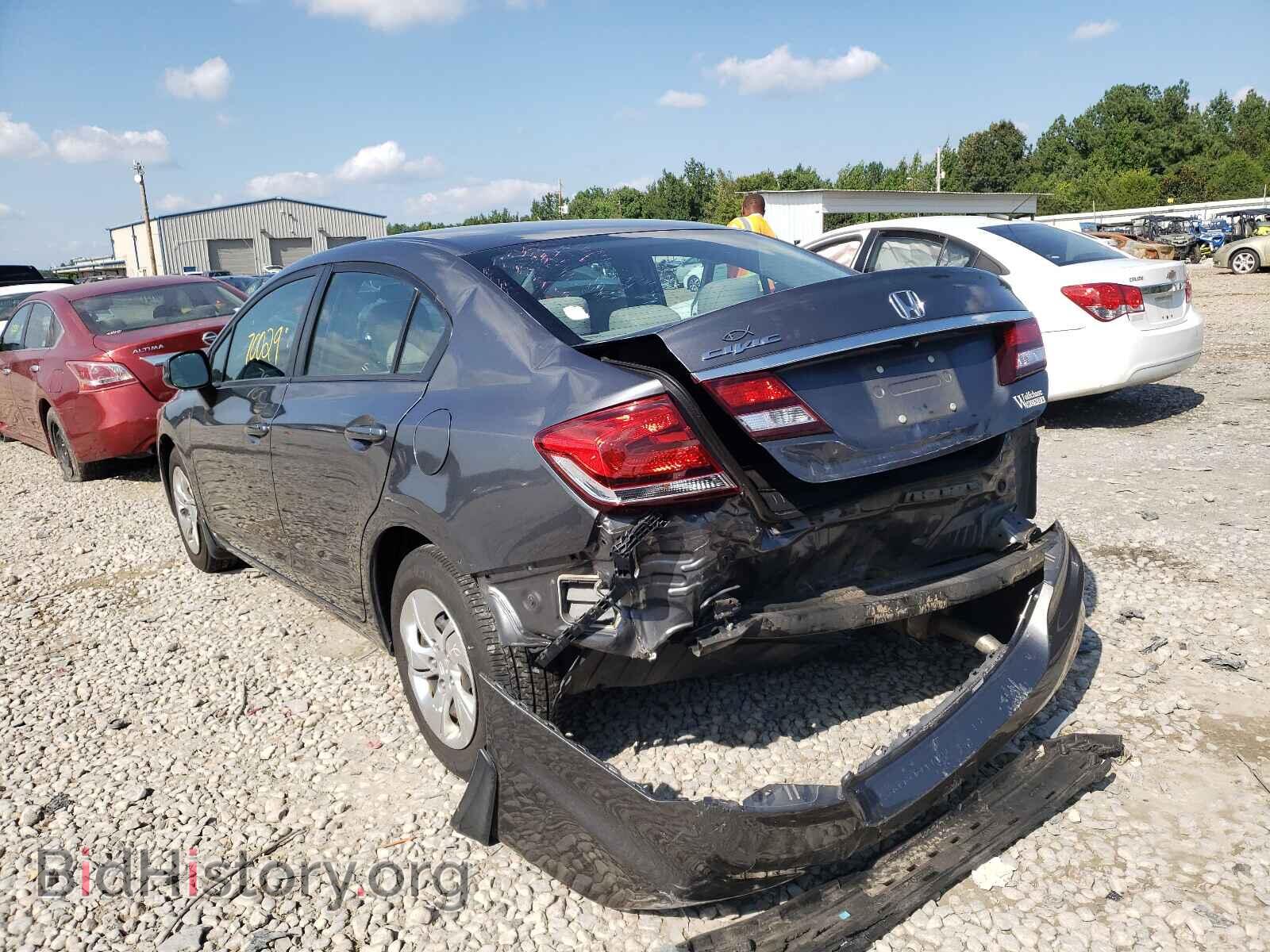 2013 HONDA CIVIC - VIN: 19XFB2F54DE036211 - Фото 3