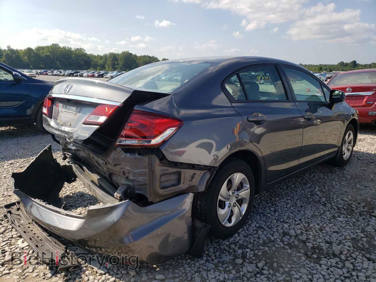 2013 HONDA CIVIC - VIN: 19XFB2F54DE036211 - Фото 4