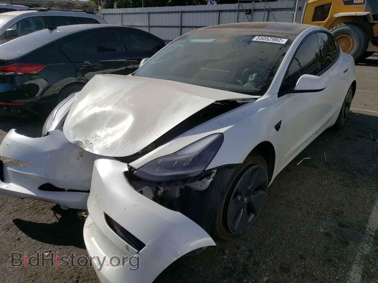 2021 TESLA MODEL 3 - VIN: 5YJ3E1EA9MF082159 - Фото 2
