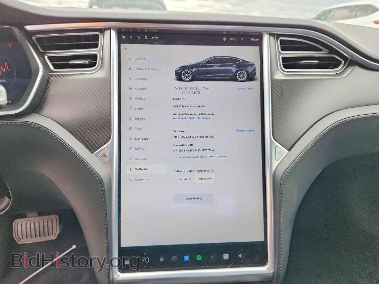 2017 TESLA MODEL S - VIN: 5YJSA1E23HF188967 - Фото 9