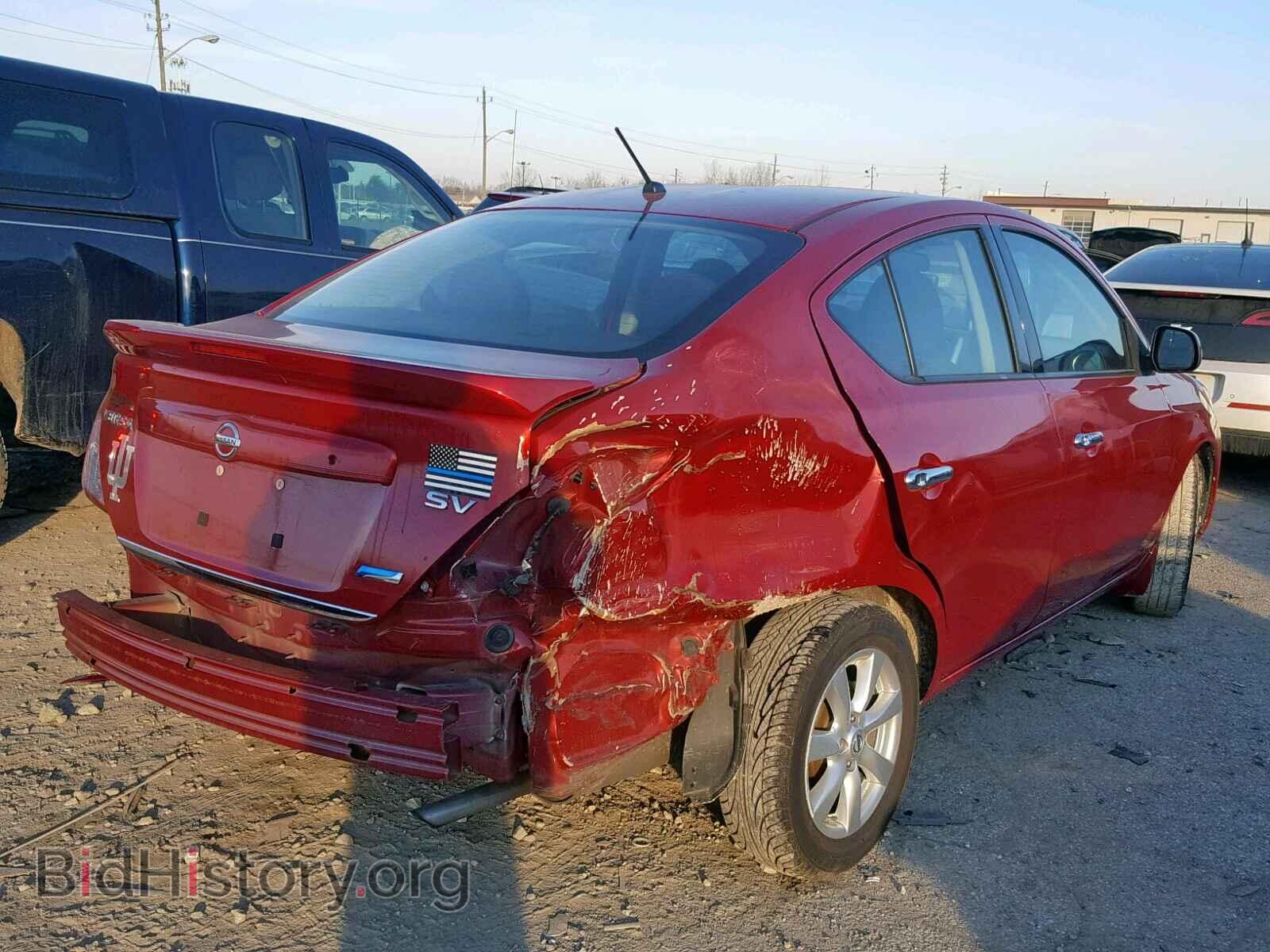 2014 NISSAN VERSA - VIN: 3N1CN7APXEL842702 - Фото 4