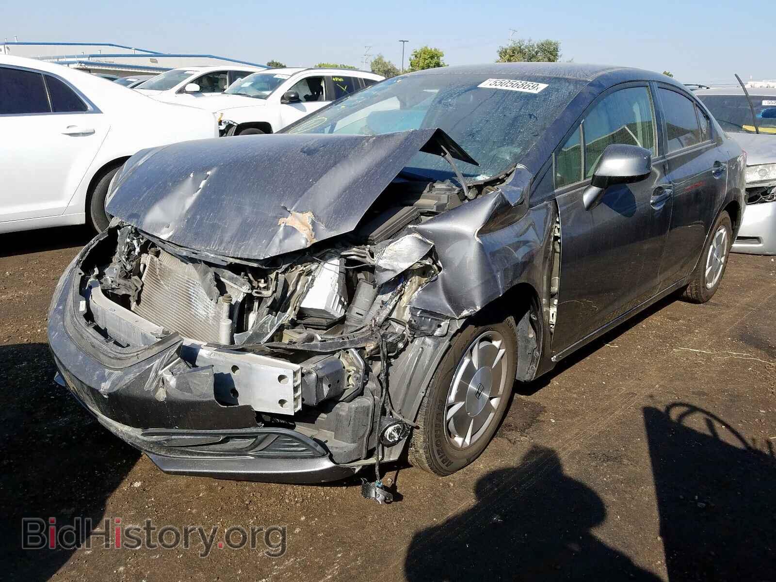 2013 HONDA CIVIC - VIN: 2HGFB2F60DH528197 - Photo 2