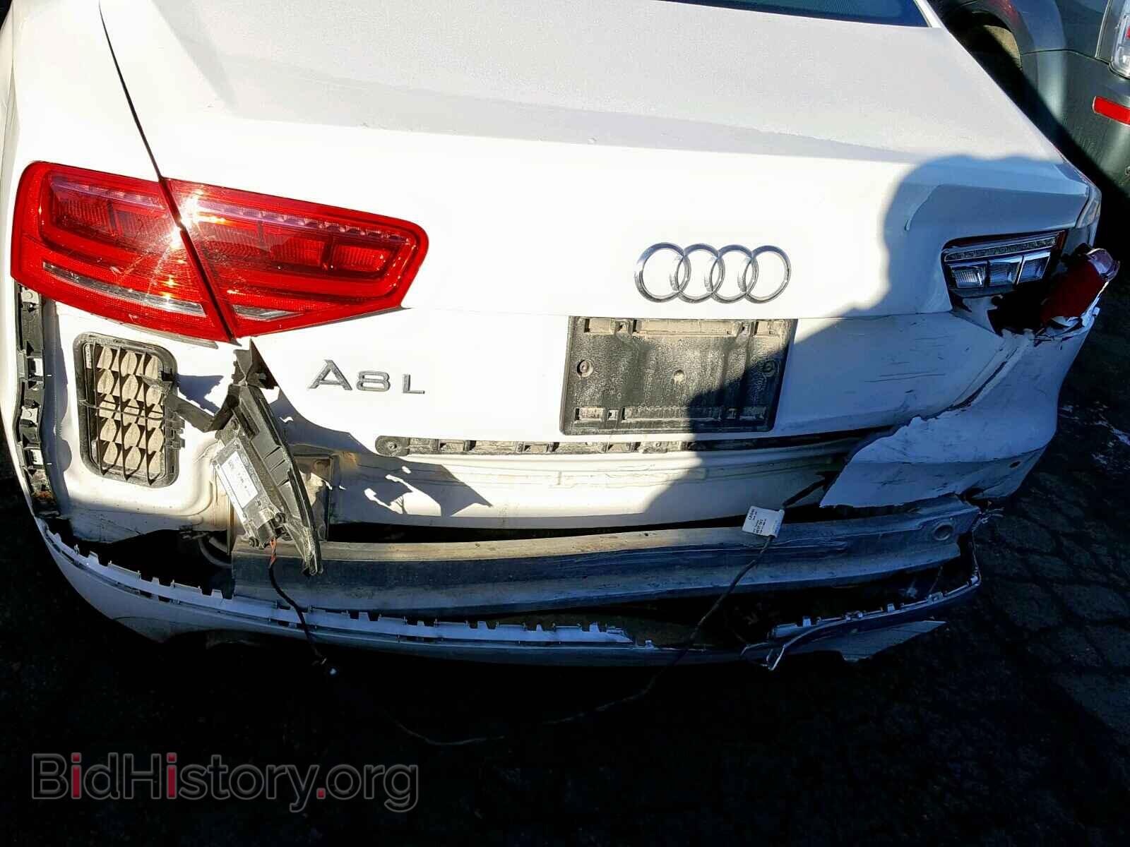 2014 AUDI A8 - VIN: WAURGAFD0EN005404 - Фото 9