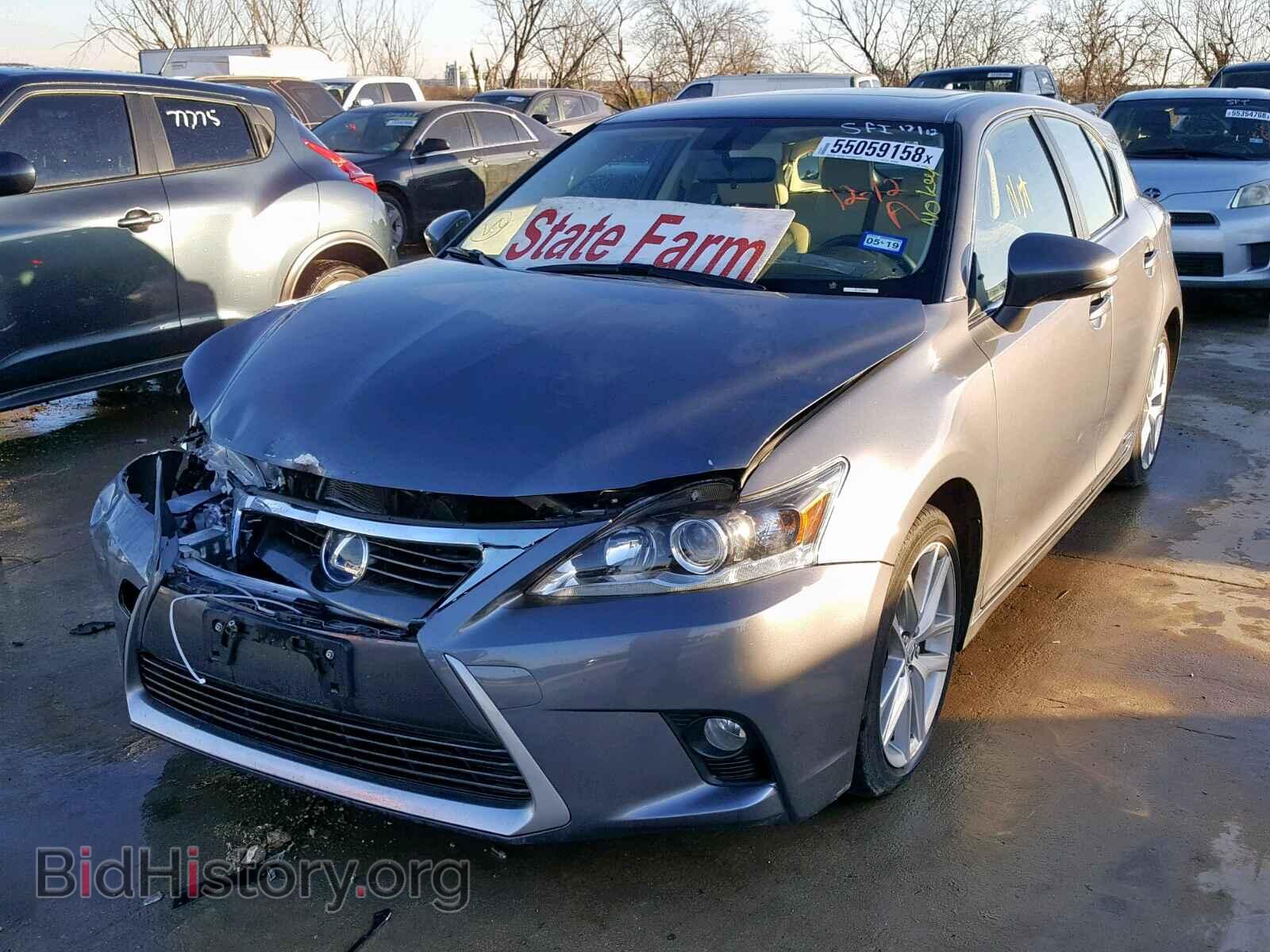 2014 LEXUS CT 200 - VIN: JTHKD5BH1E2184209 - Фото 2