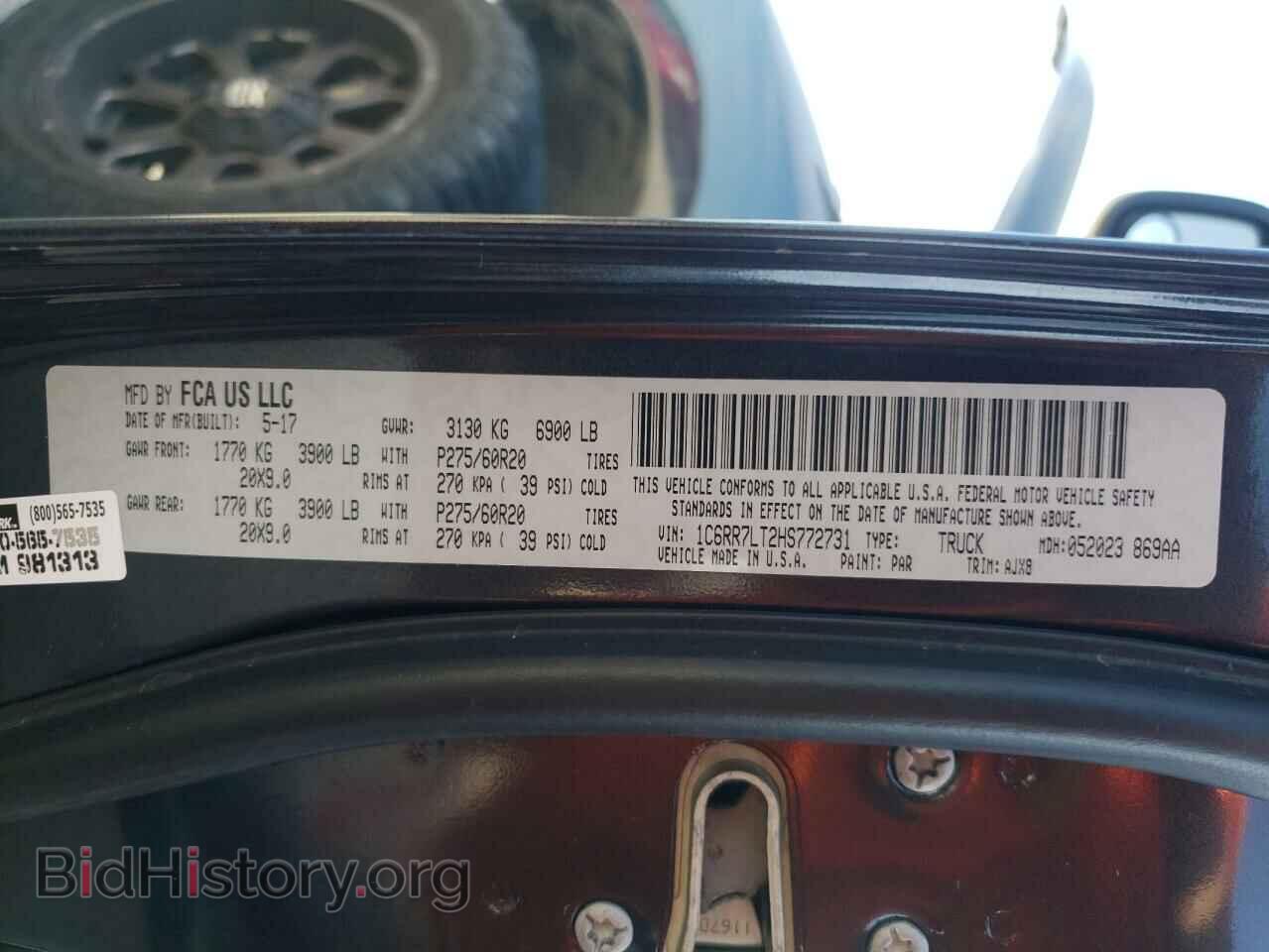 2017 RAM 1500 - VIN: 1C6RR7LT2HS772731 - Photo 10