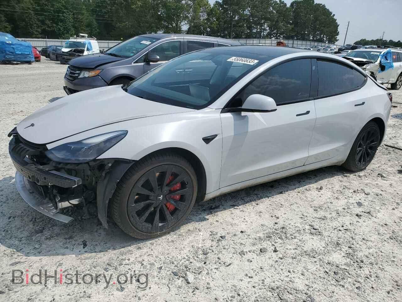 Фотография 5YJ3E1EB5MF015583 - TESLA MODEL 3 2021