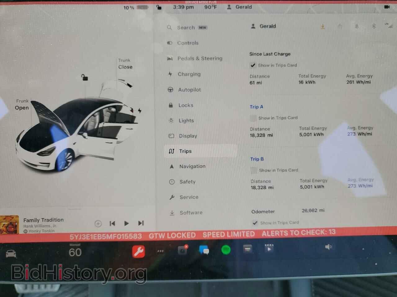 2021 TESLA MODEL 3 - VIN: 5YJ3E1EB5MF015583 - Photo 9