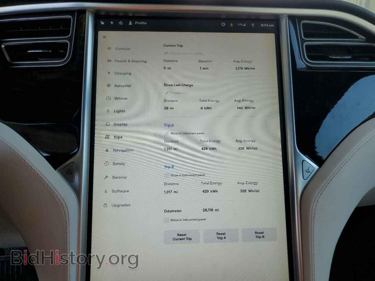 2017 TESLA MODEL S - VIN: 5YJSA1E10HF211273 - Фото 9