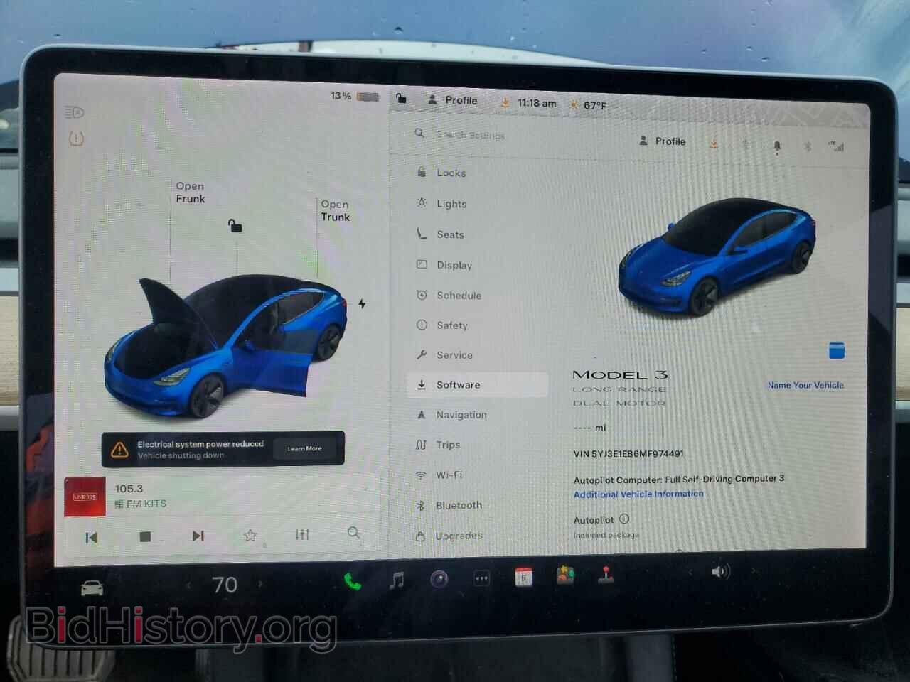 2021 TESLA MODEL 3 - VIN: 5YJ3E1EB6MF974491 - Photo 9