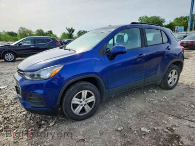2017 Chevrolet TRAX LS, blue — VIN 3GNCJNSB1HL131790, Copart