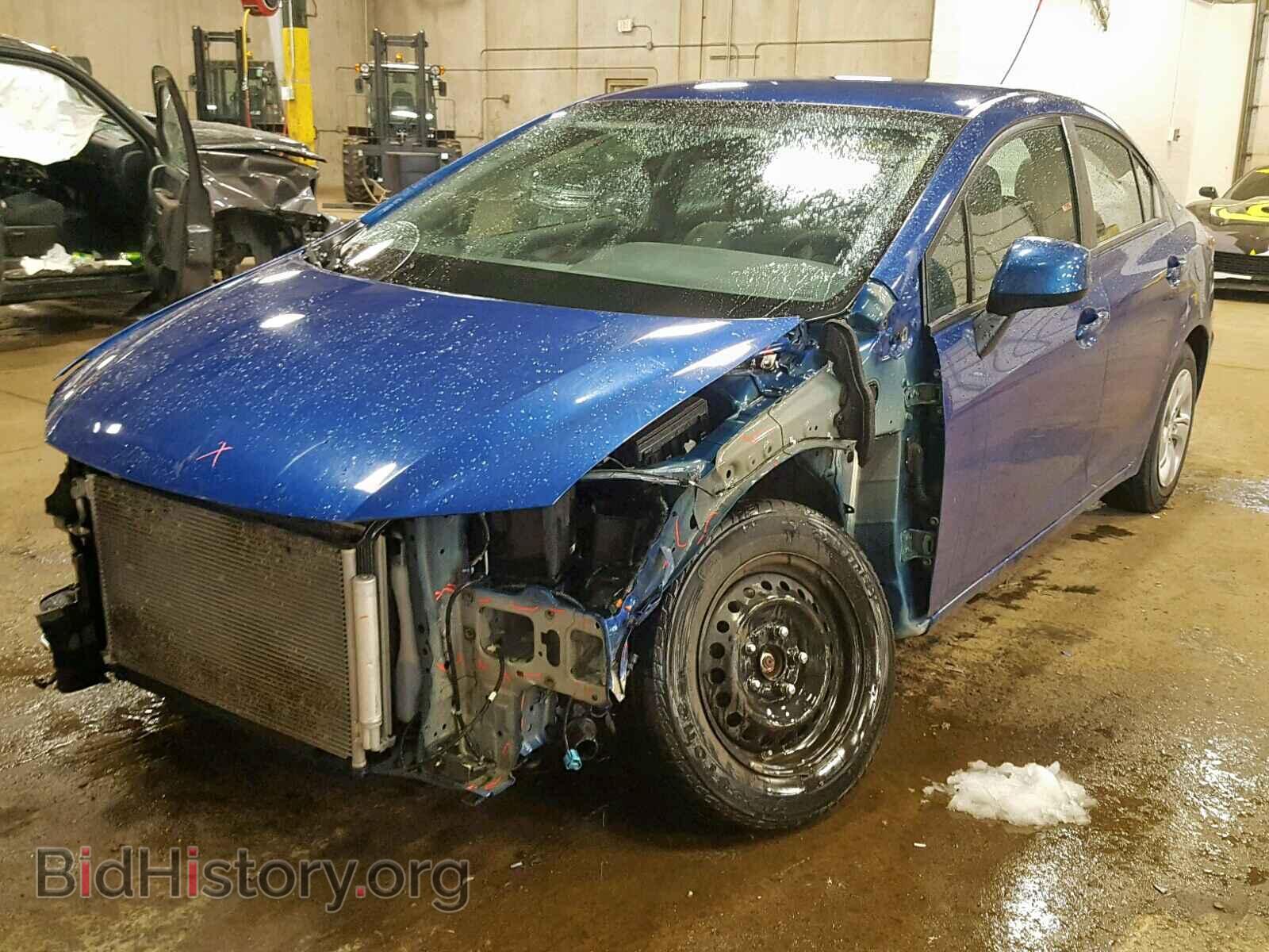 2013 HONDA CIVIC LX - VIN: 19XFB2F55DE073574 - Фото 2