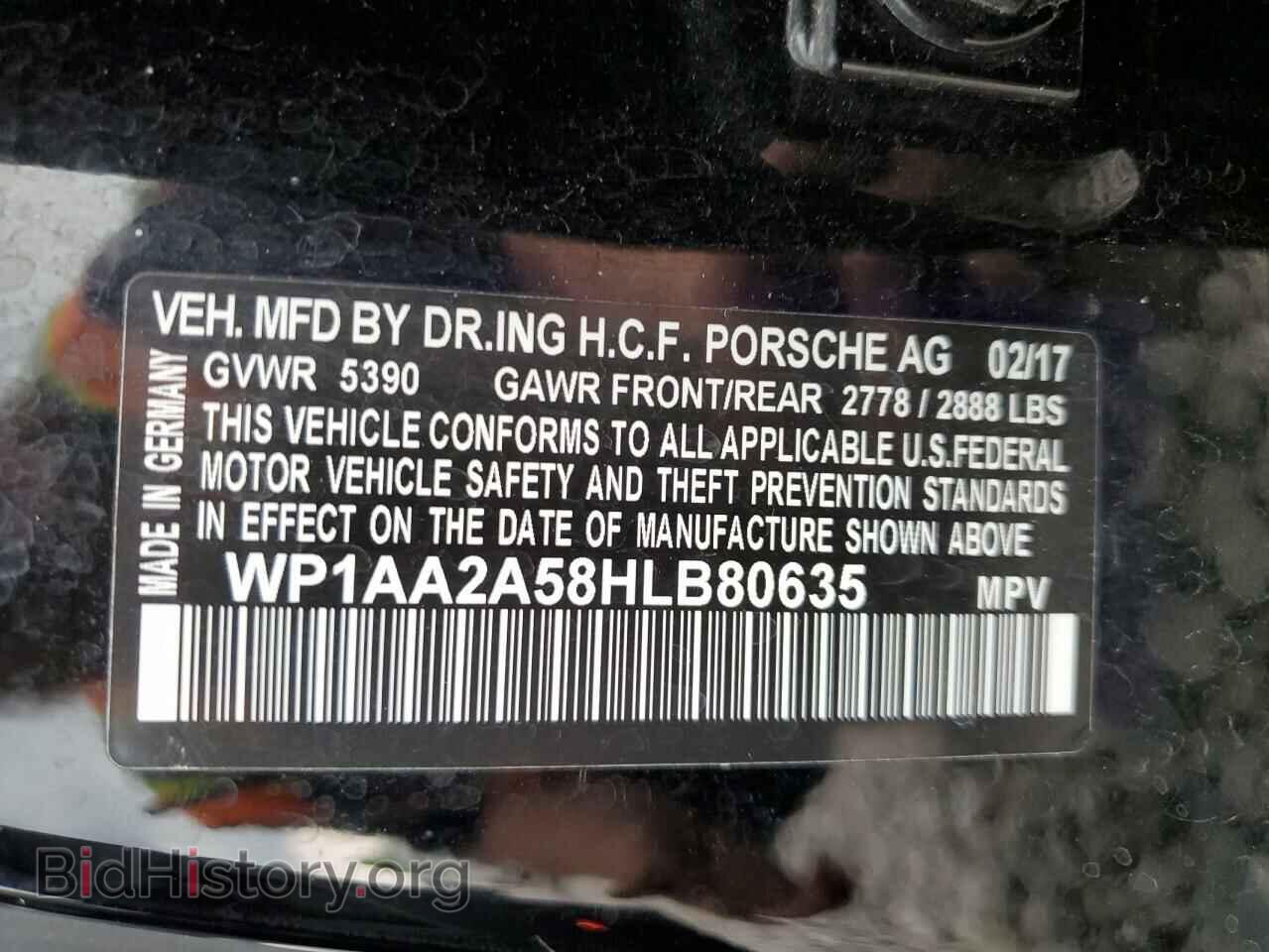 2017 PORSCHE MACAN - VIN: WP1AA2A58HLB80635 - Photo 13
