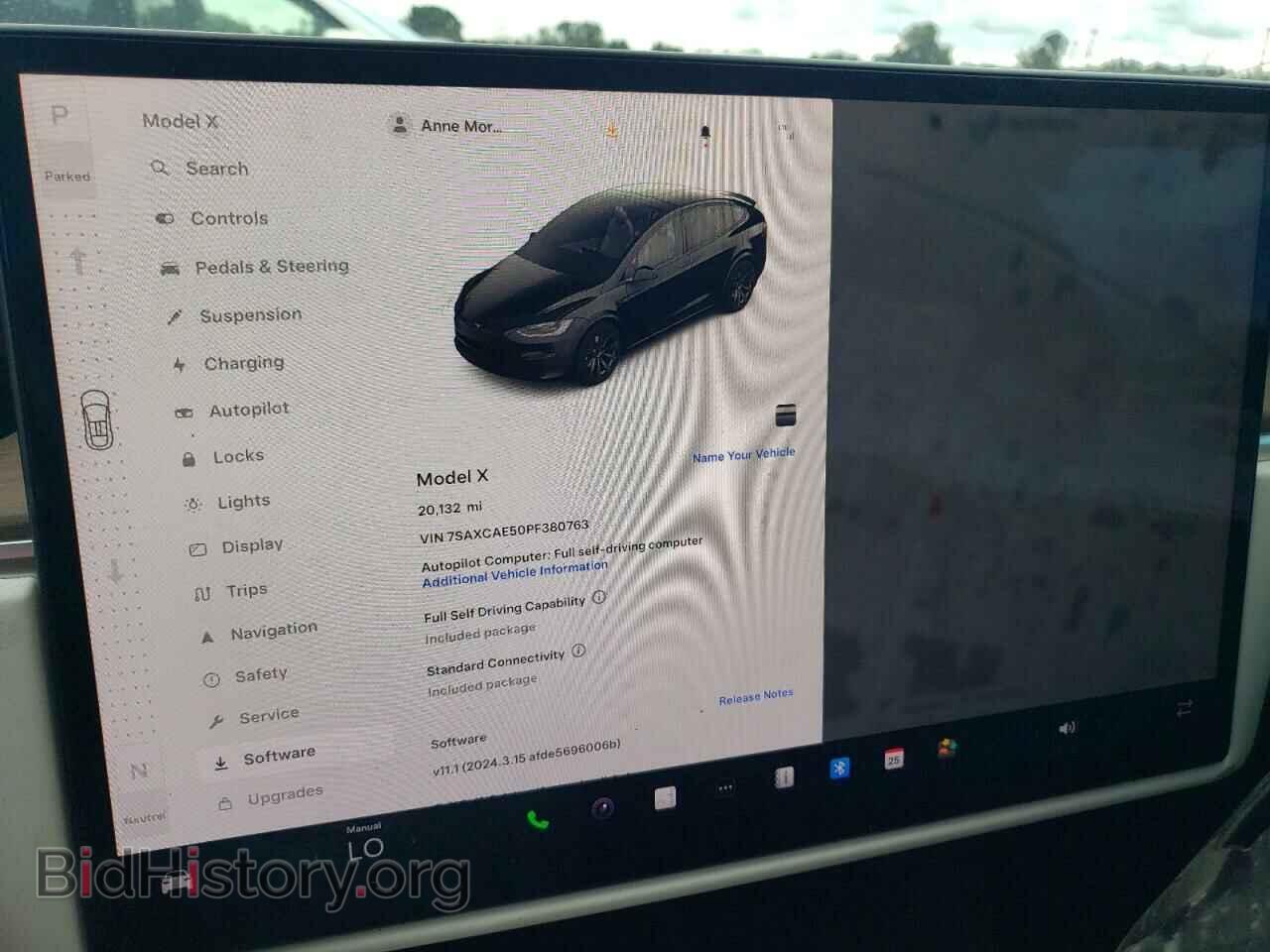 2023 TESLA MODEL X - VIN: 7SAXCAE50PF380763 - Фото 9
