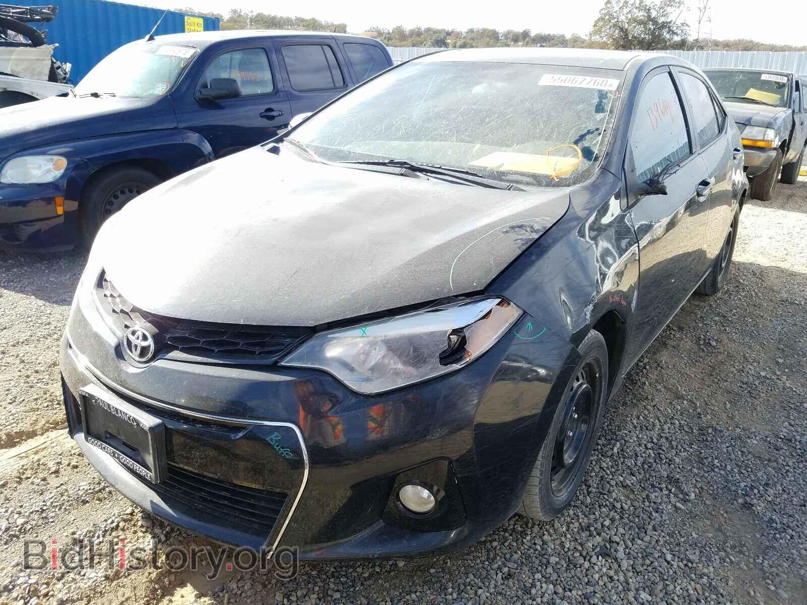 2014 TOYOTA COROLLA - VIN: 5YFBURHE5EP067806 - Фото 2