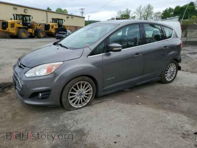 2013 Ford CMAX SEL, темно-серый — VIN 1FADP5BU0DL519408, Copart