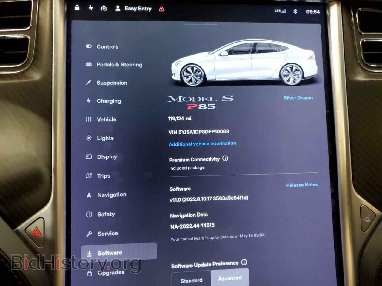 2013 TESLA MODEL S - VIN: 5YJSA1DP8DFP10063 - Фото 9