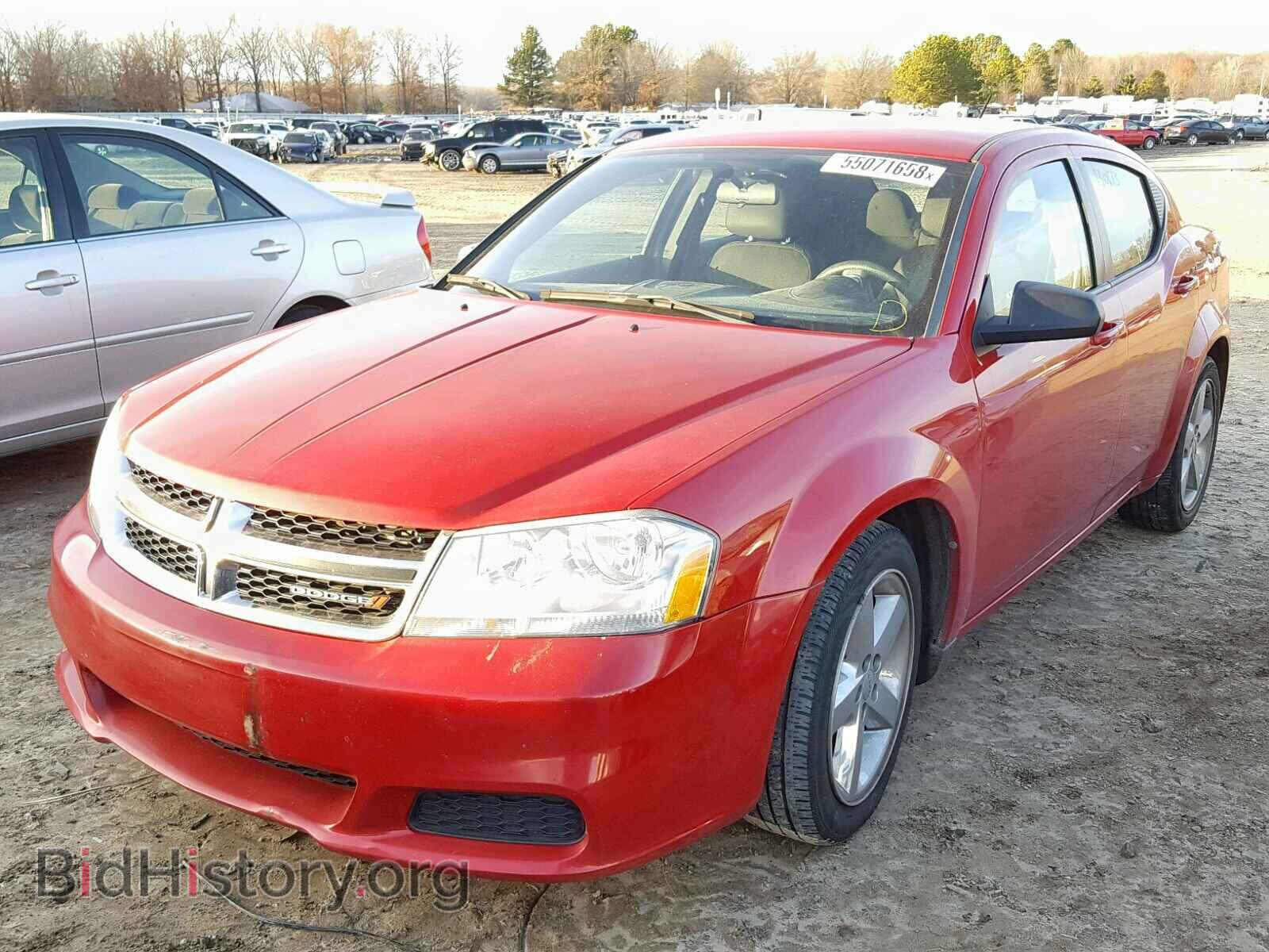 2013 DODGE AVENGER - VIN: 1C3CDZABXDN614458 - Фото 2